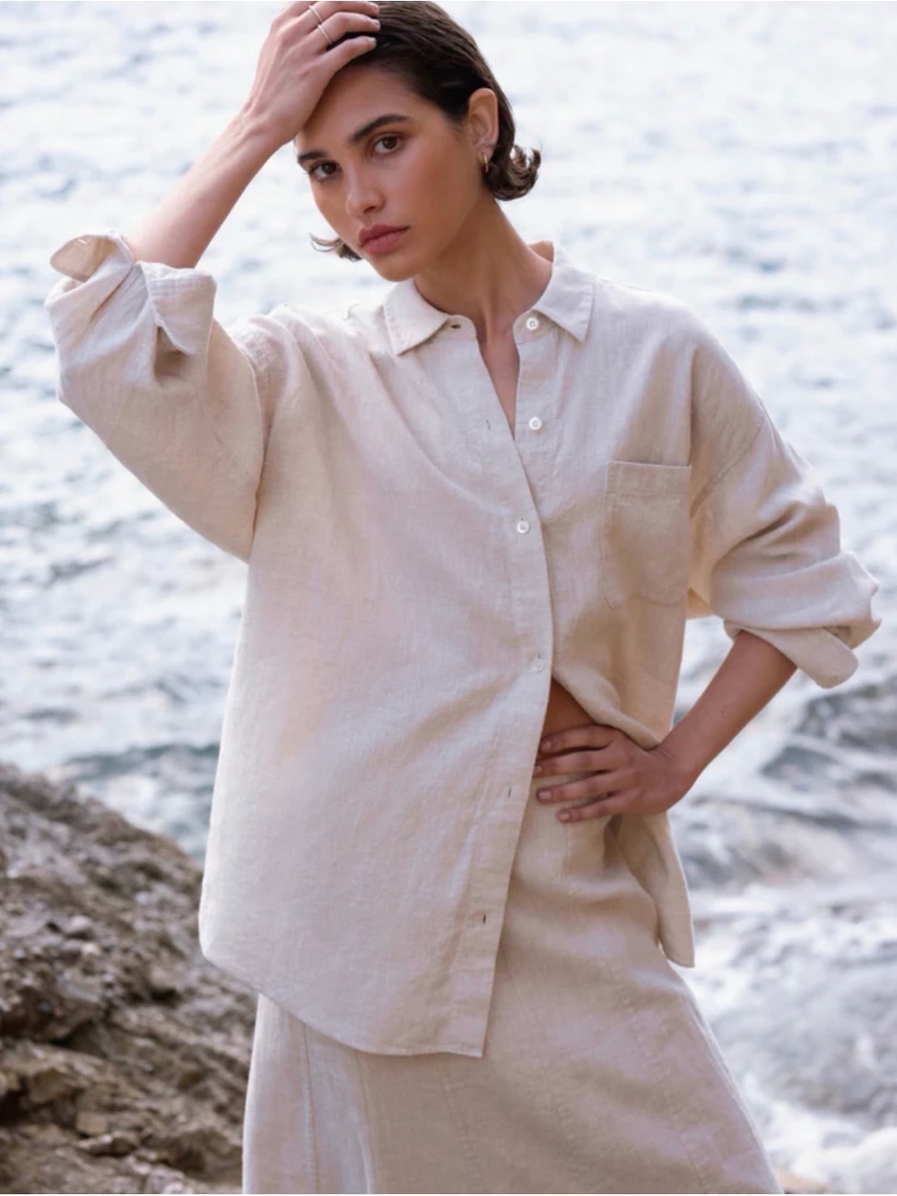 Great condition! Jenni Kayne, Linen Colby Shirt